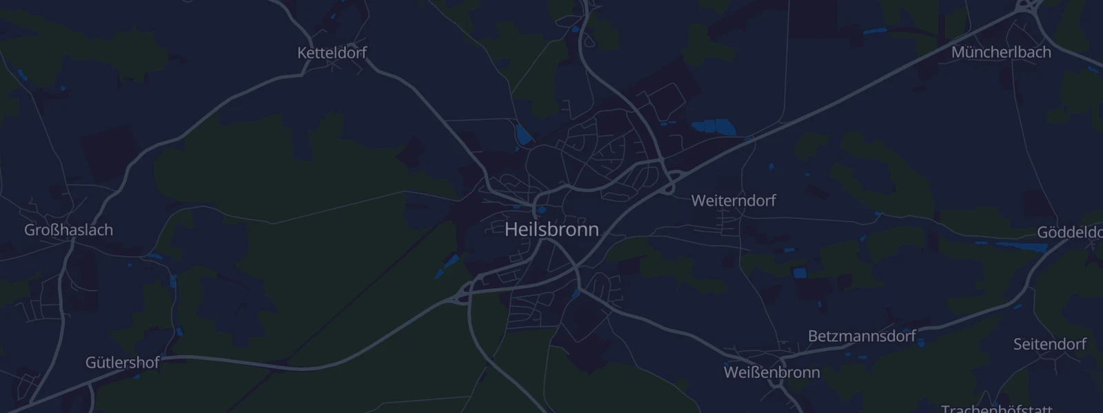 Karte von Heilsbronn
