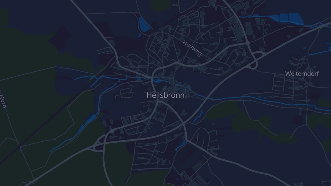 Karte von Heilsbronn