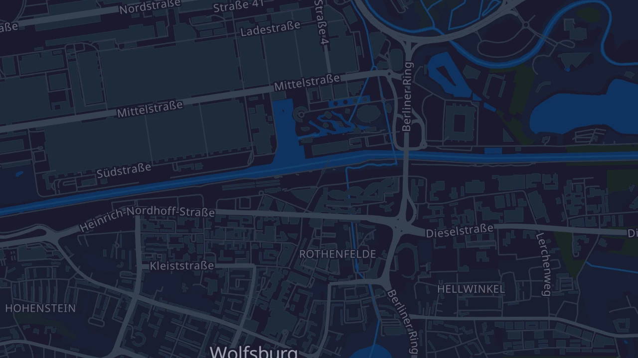 Karte von Wolfsburg
