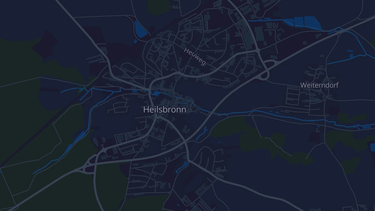 Karte von Heilsbronn