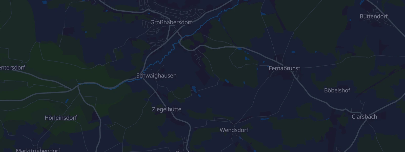 Karte von Großhabersdorf
