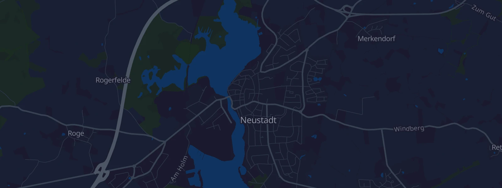 Karte von Neustadt in Holstein