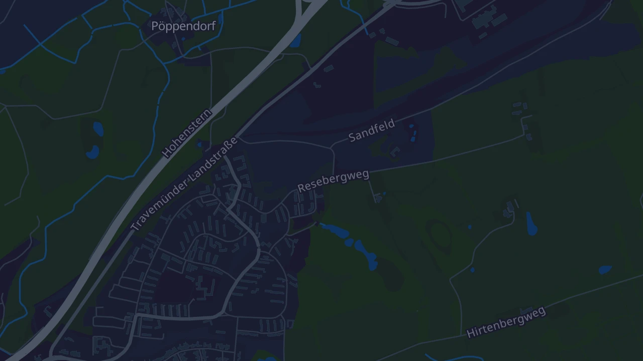 Karte von Lübeck