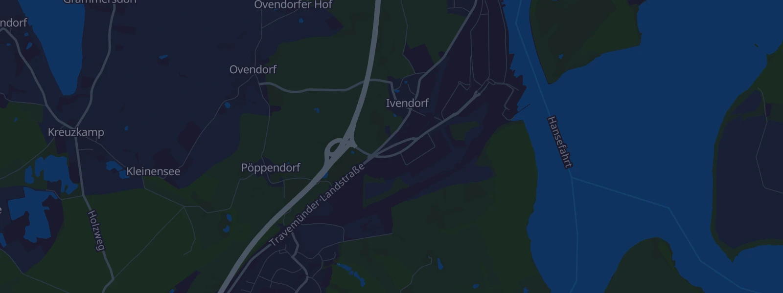 Karte von Lübeck