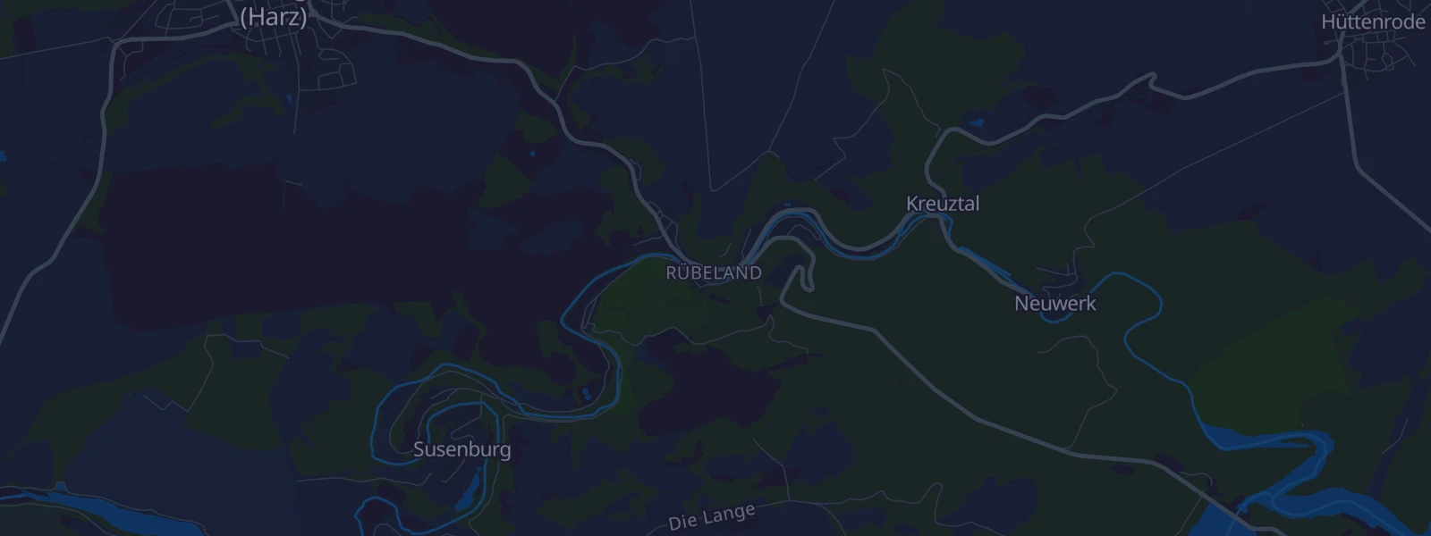 Karte von Oberharz am Brocken OT Höhlenort Rübeland