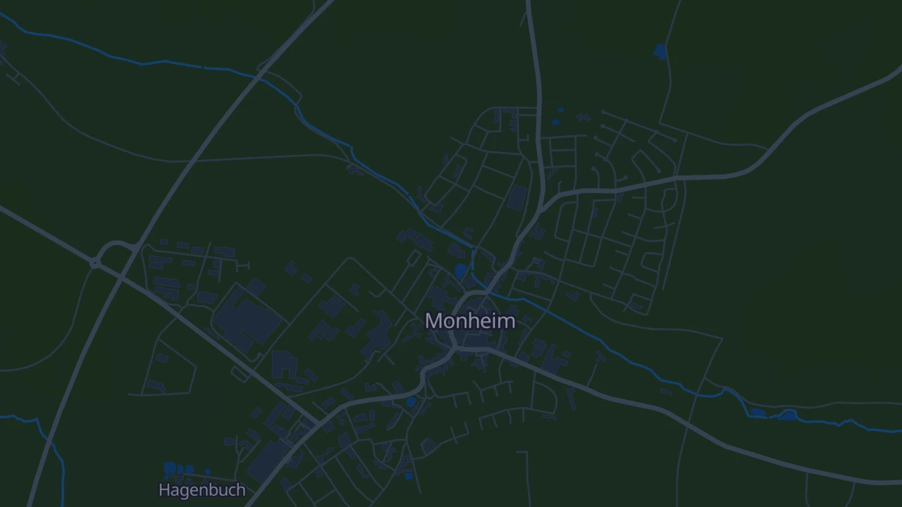 Karte von Monheim