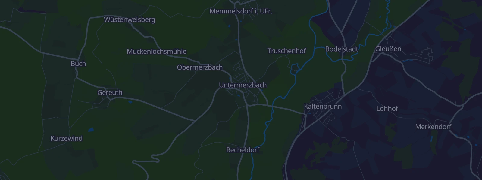 Karte von Untermerzbach