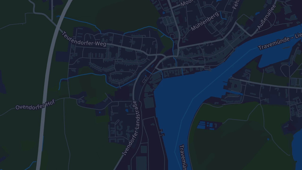 Karte von Lübeck