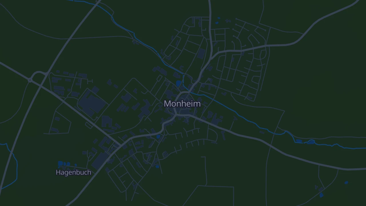 Karte von Monheim