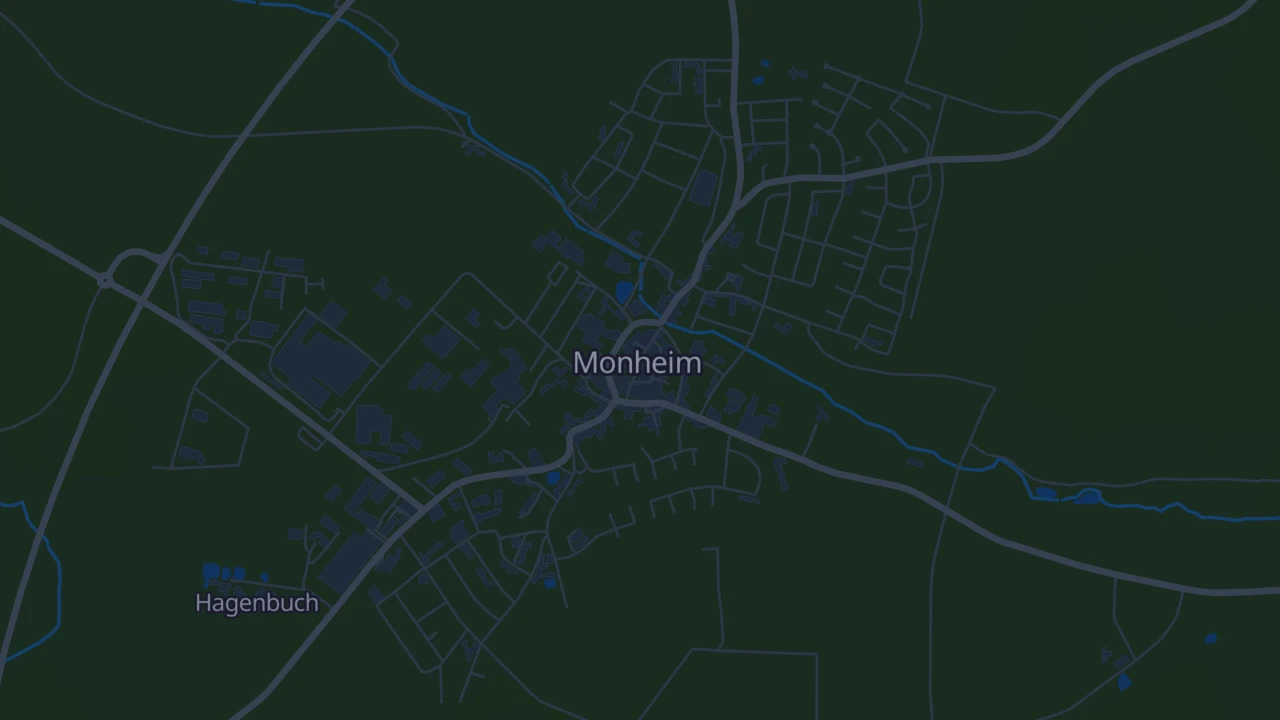 Karte von Monheim