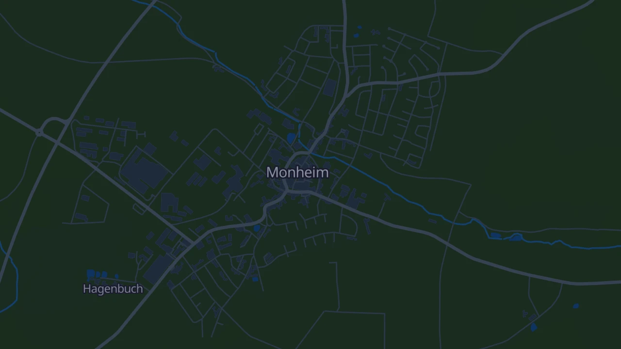 Karte von Monheim