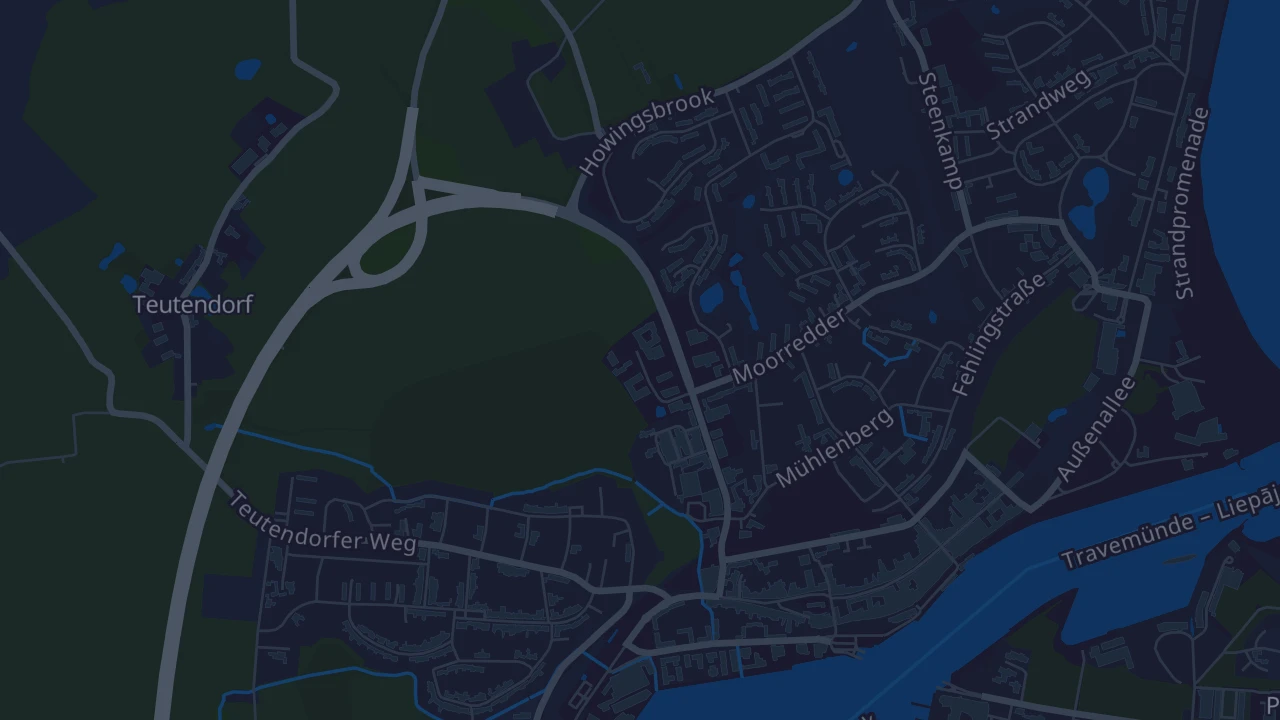 Karte von Lübeck