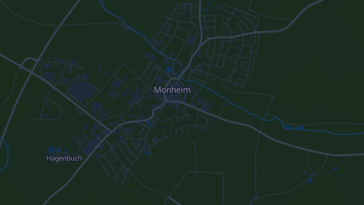 Karte von Monheim