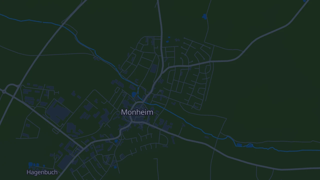 Karte von Monheim