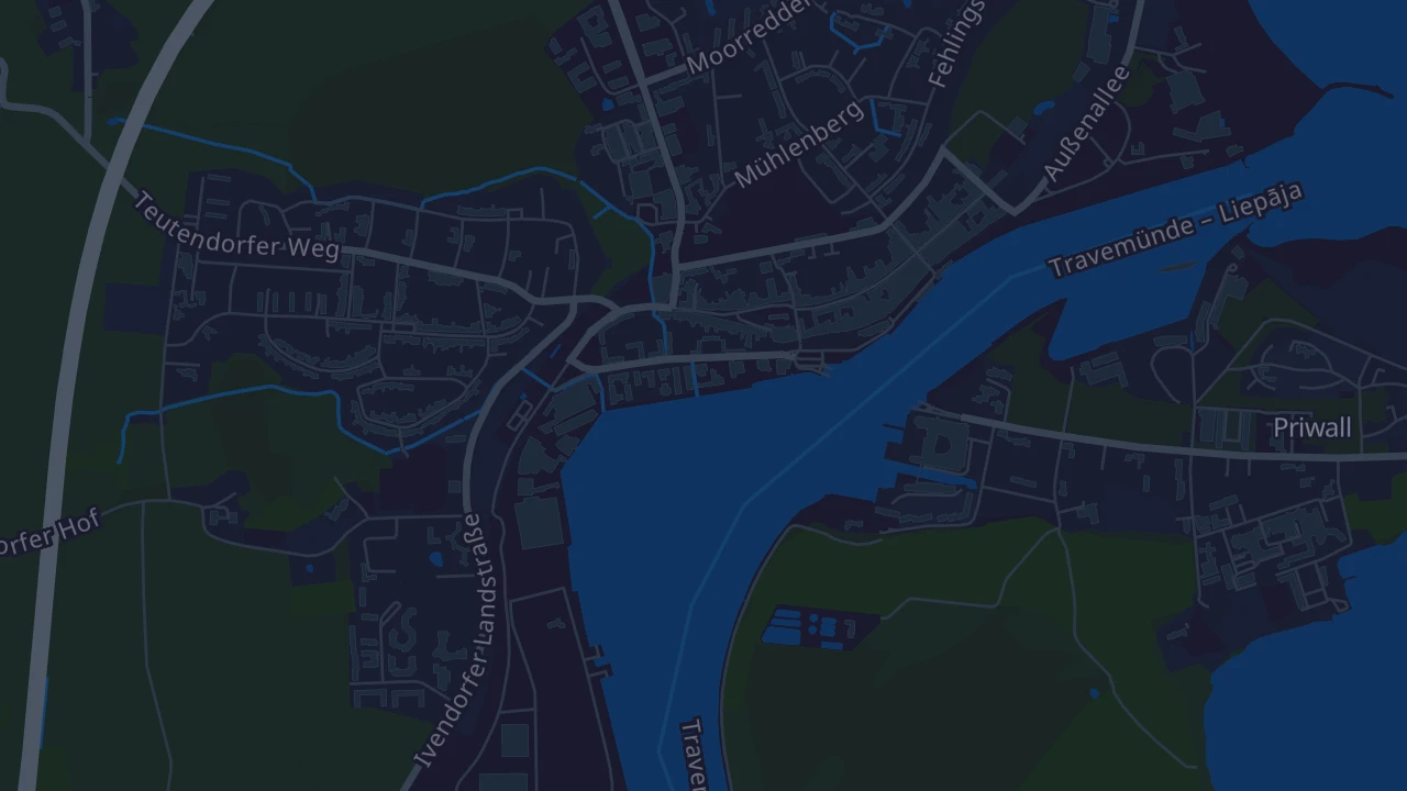 Karte von Lübeck