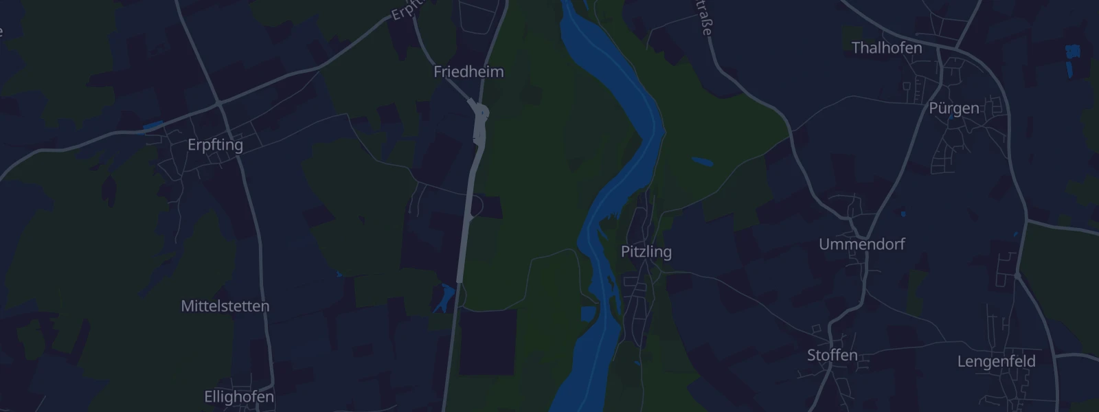 Karte von Landsberg am Lech
