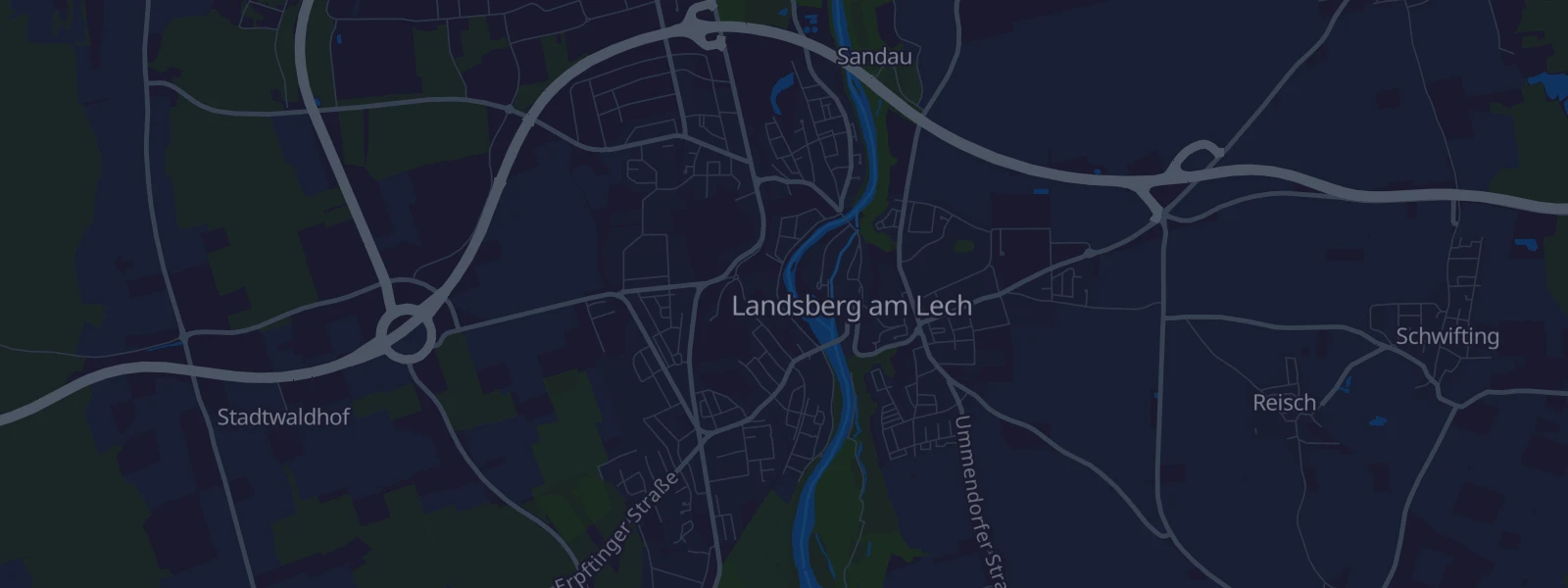 Karte von Landsberg