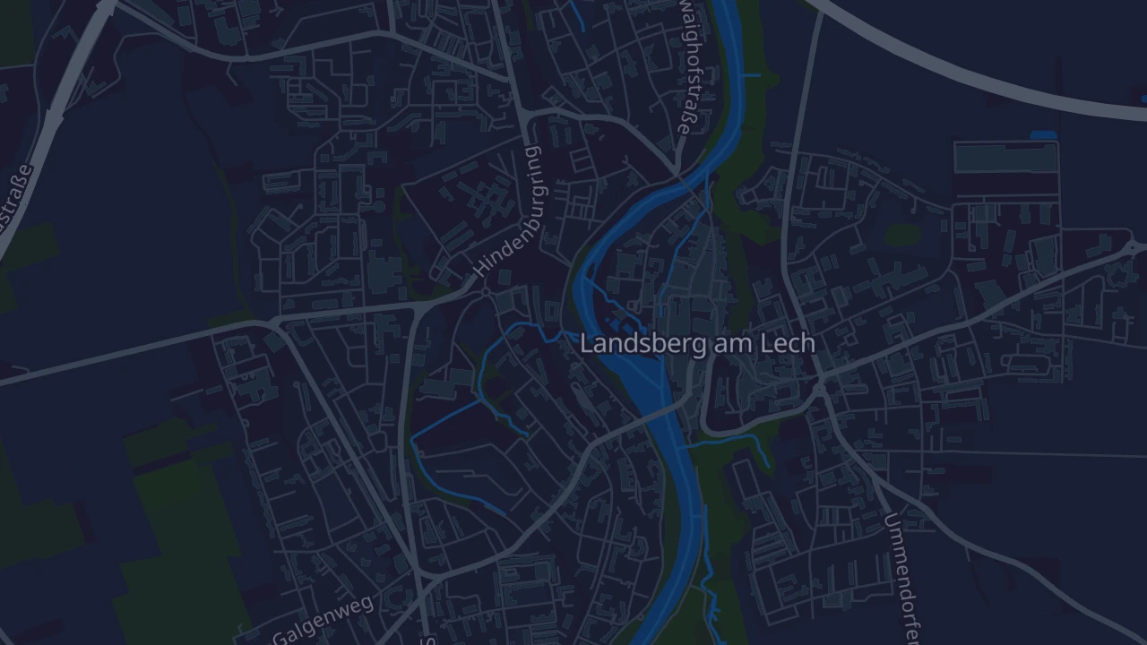 Karte von Landsberg