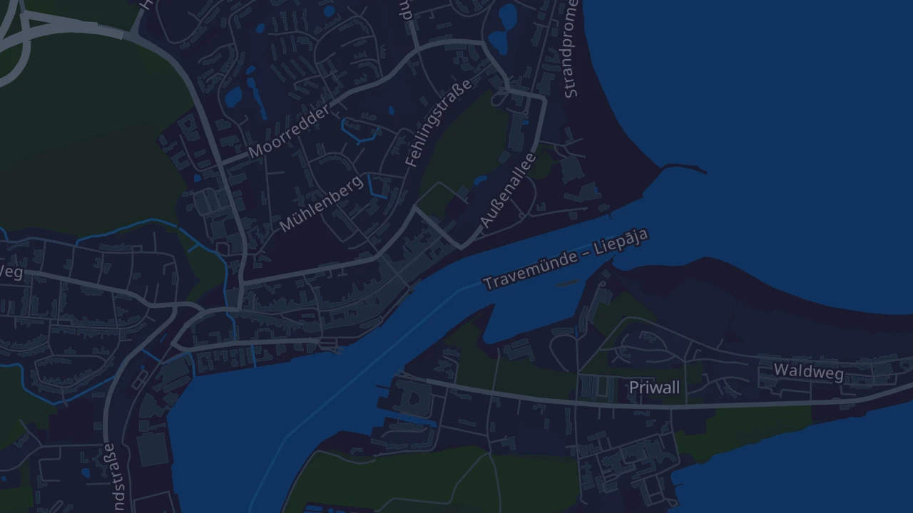 Karte von Lübeck