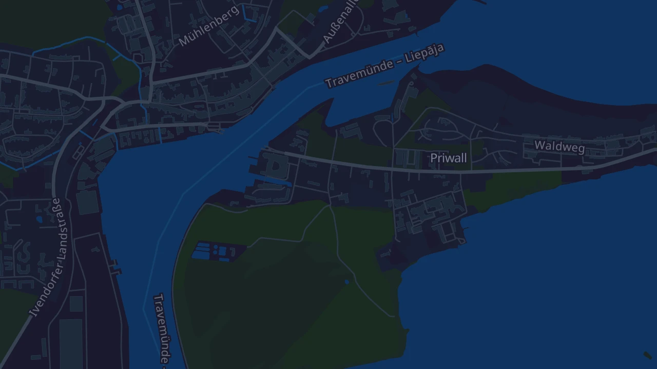 Karte von Lübeck