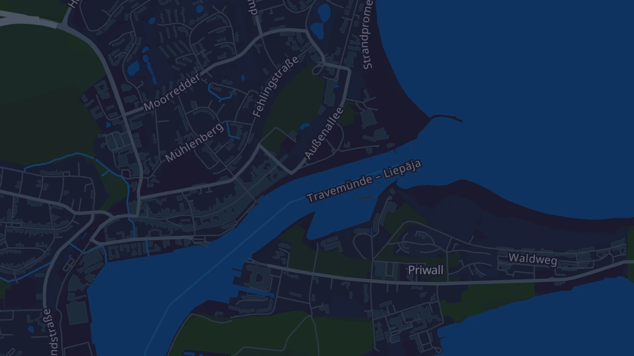 Karte von Lübeck