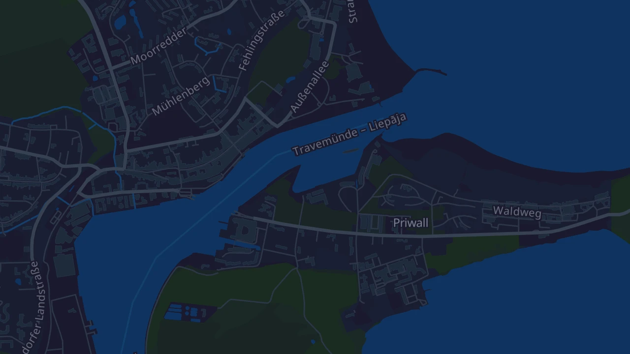 Karte von Lübeck