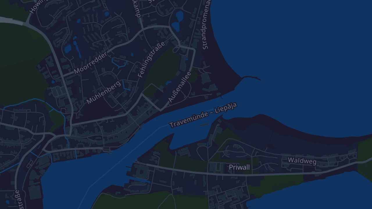 Karte von Lübeck