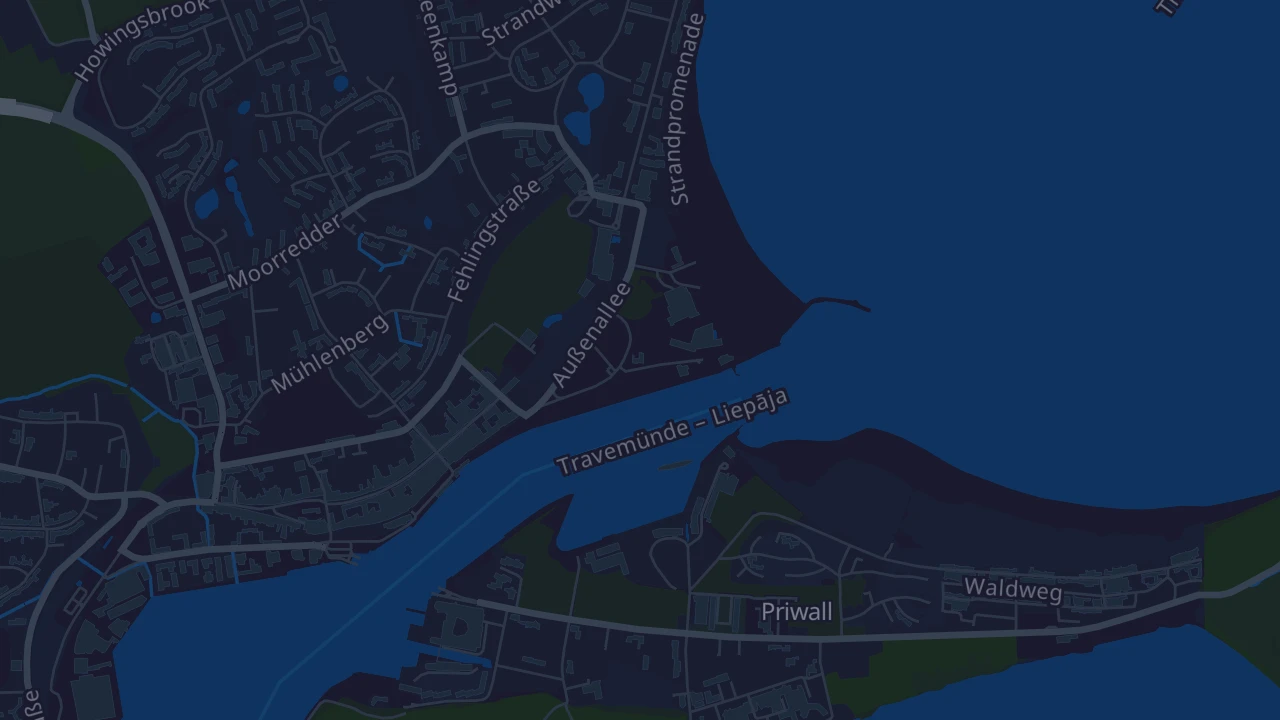 Karte von Lübeck