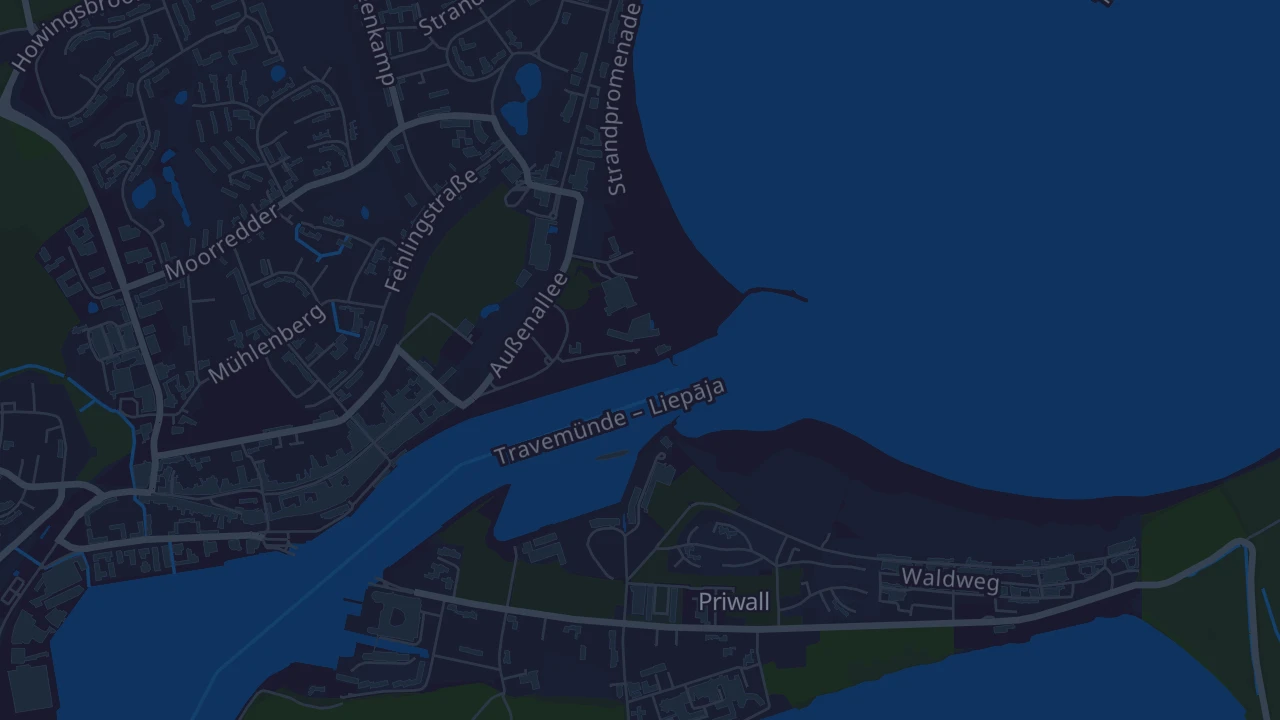 Karte von Lübeck
