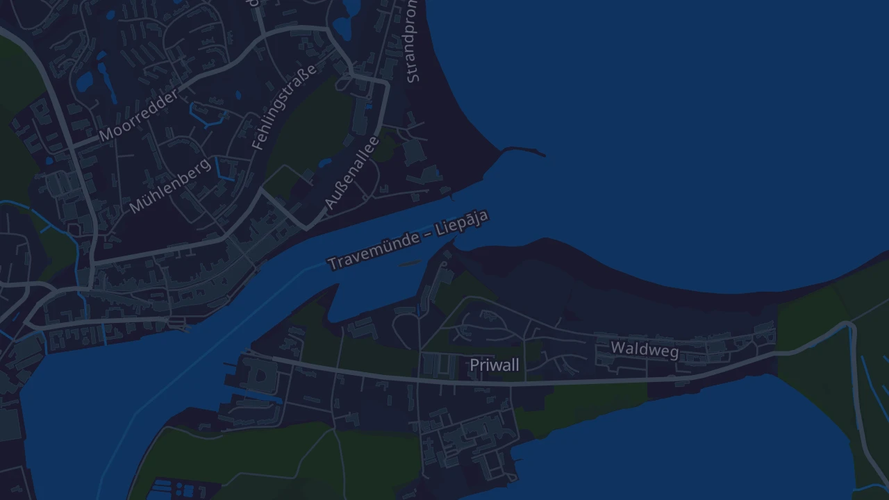 Karte von Lübeck