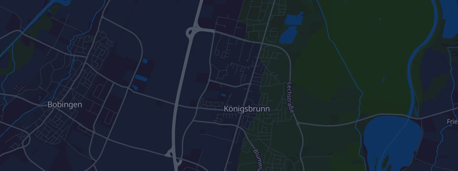 Karte von Königsbrunn