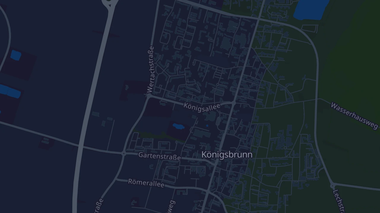 Karte von Königsbrunn