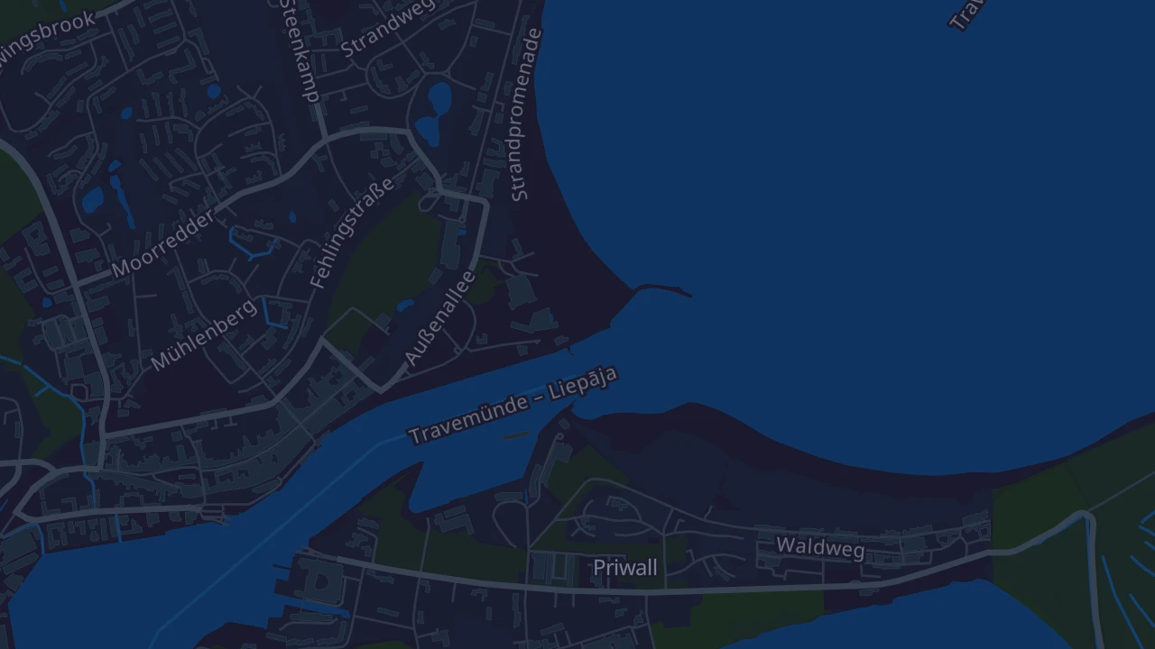 Karte von Lübeck