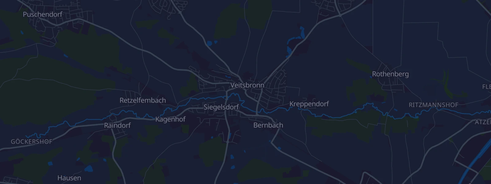 Karte von Veitsbronn