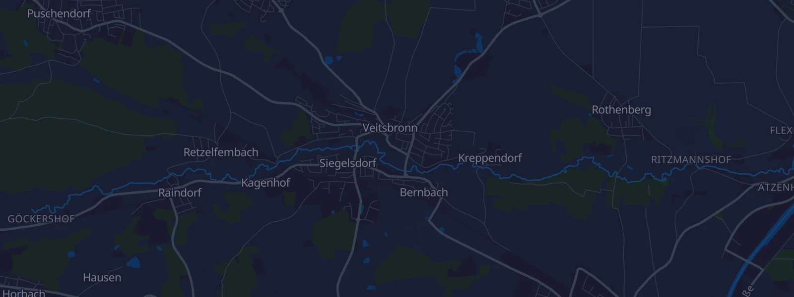 Karte von Veitsbronn
