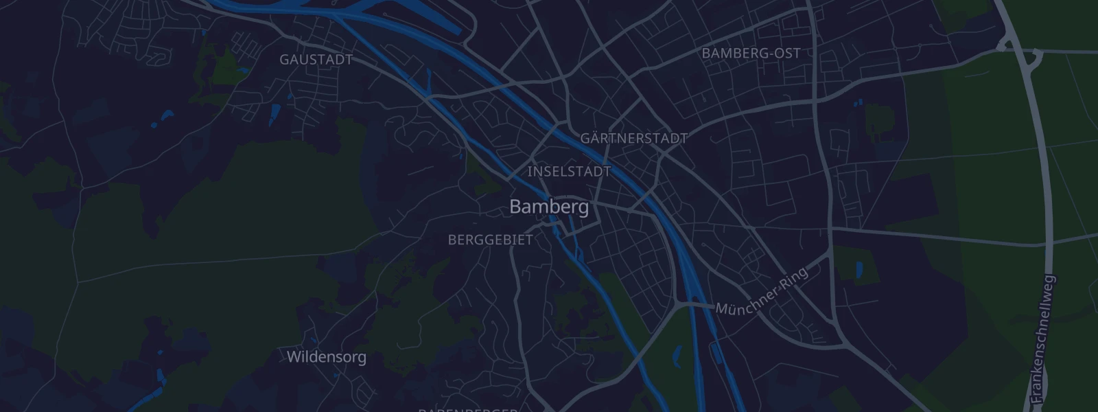 Karte von Bamberg