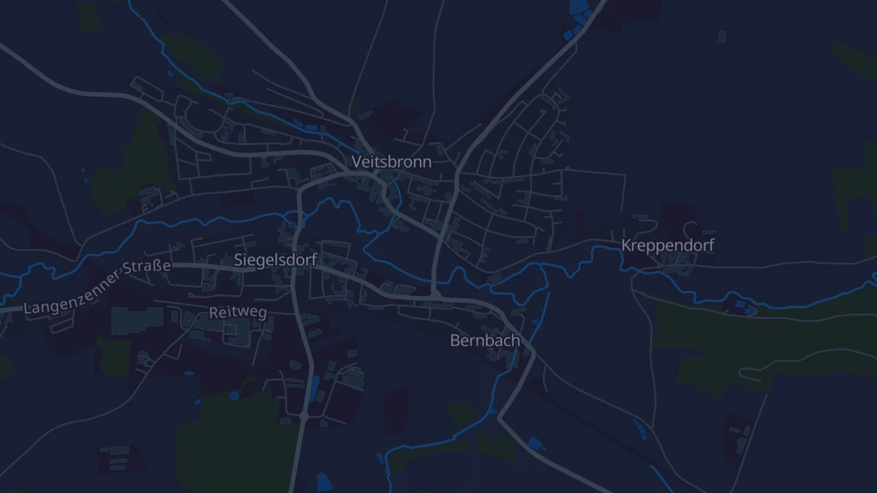 Karte von Veitsbronn