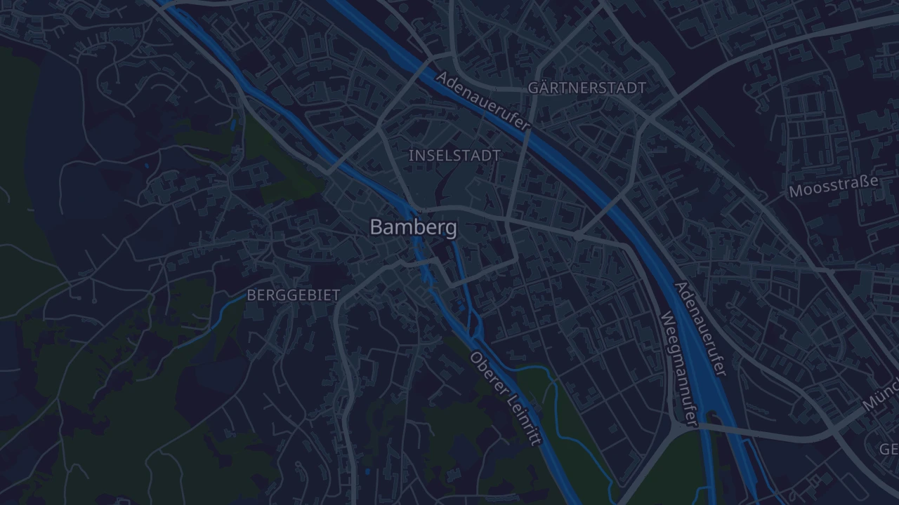 Karte von Bamberg