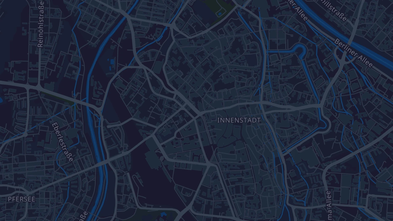 Karte von Augsburg