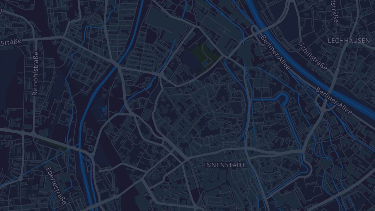 Karte von Augsburg