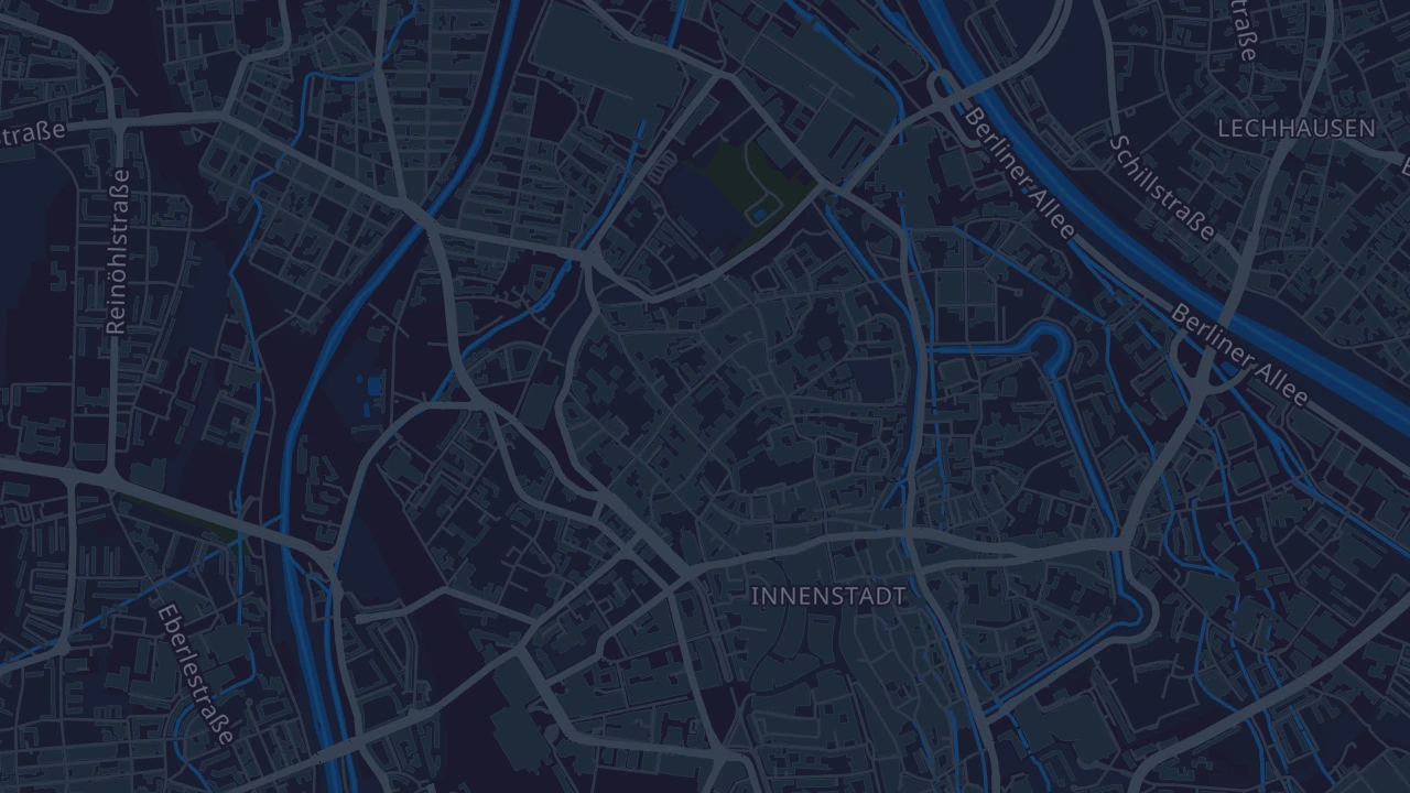 Karte von Augsburg
