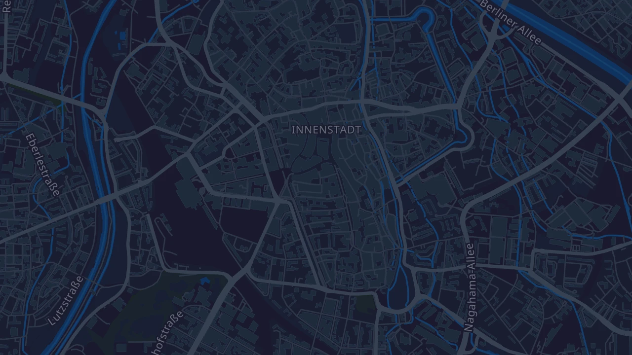 Karte von Augsburg