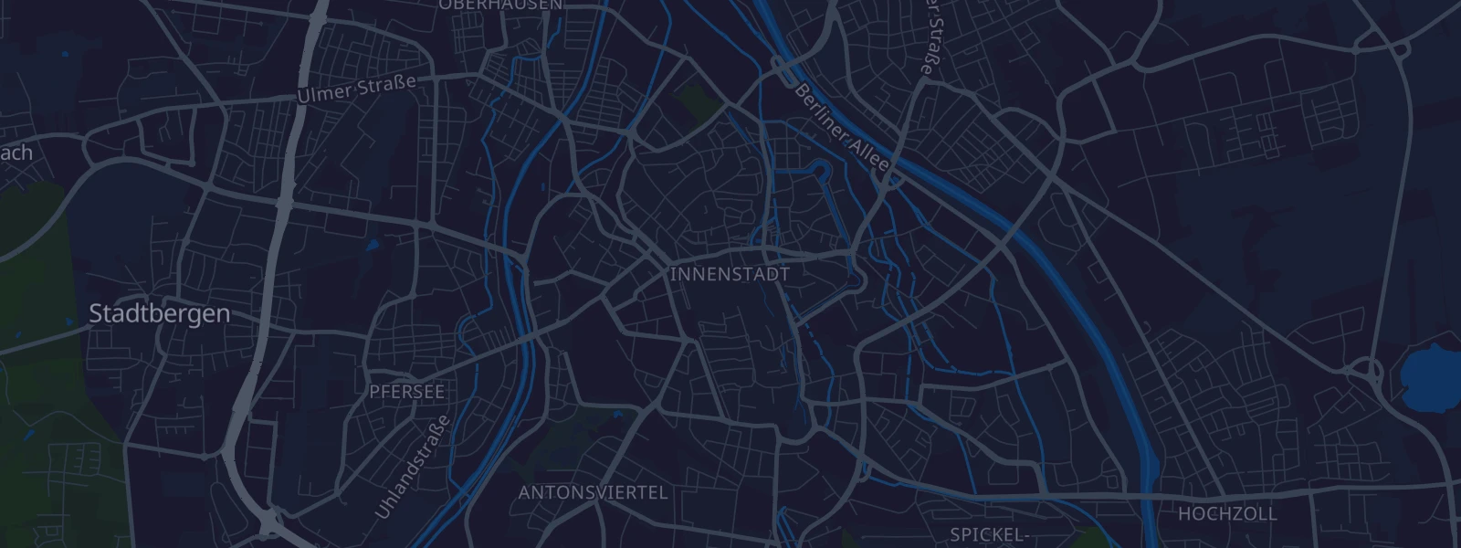 Karte von Augsburg