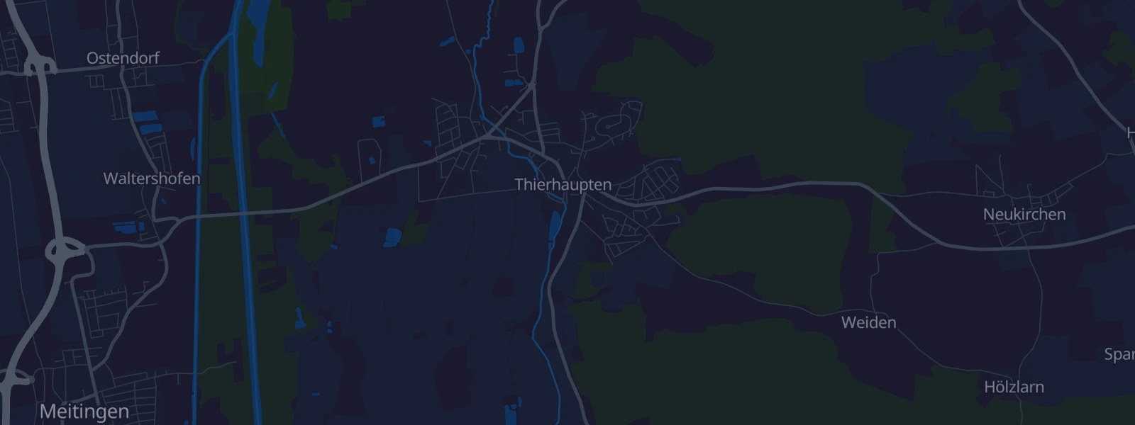 Karte von Thierhaupten