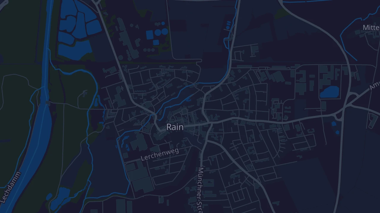 Karte von Rain
