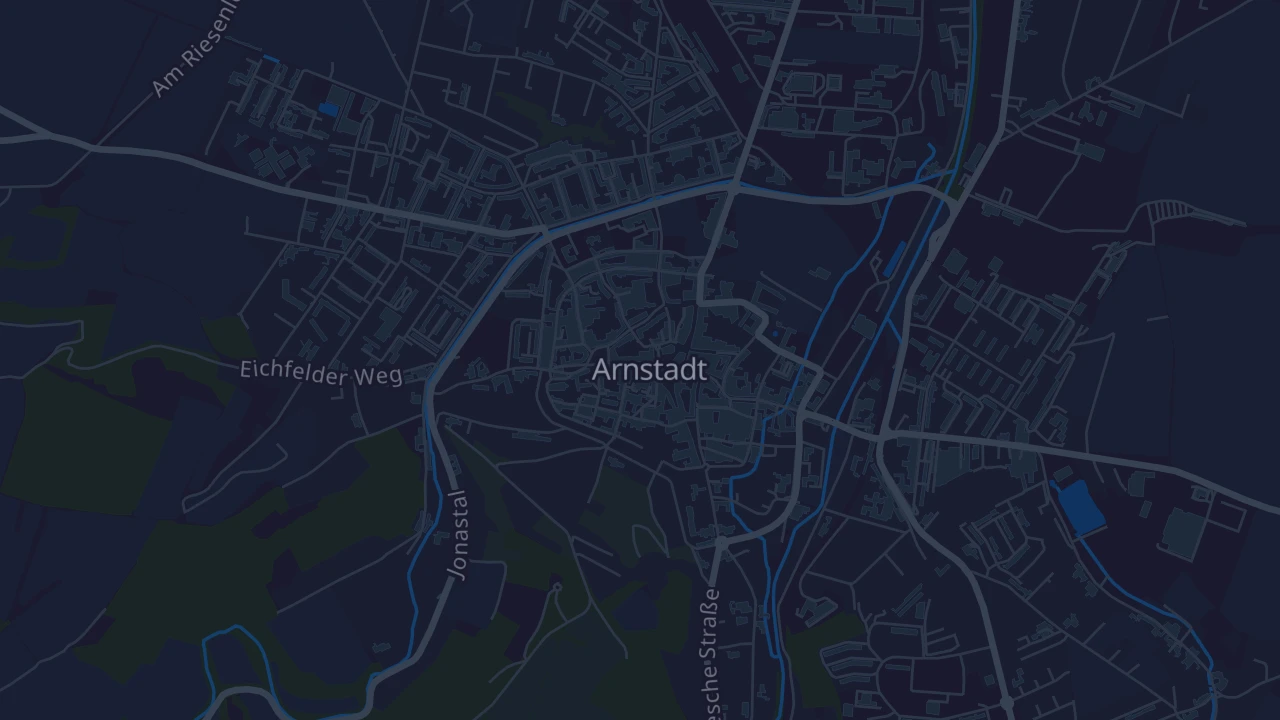 Karte von Arnstadt