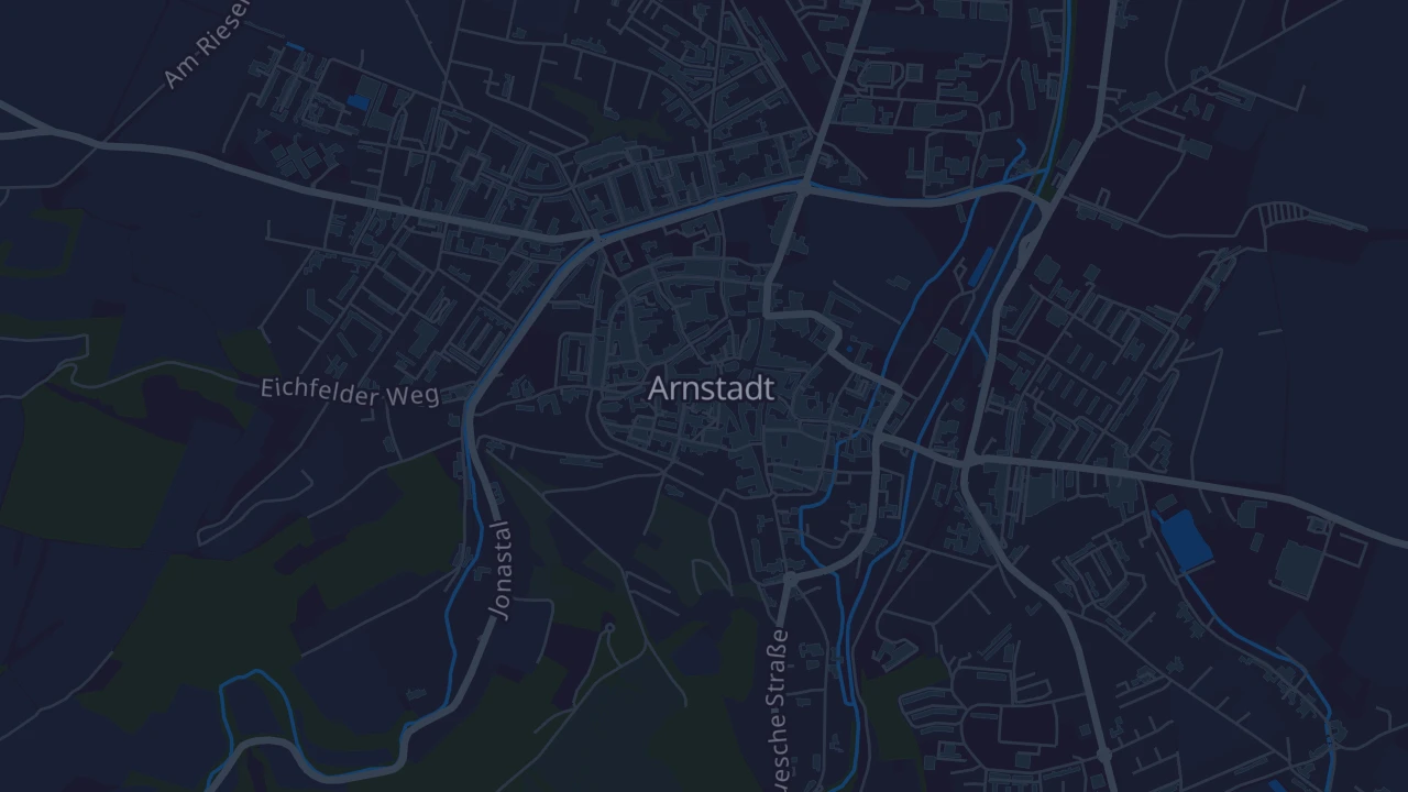 Karte von Arnstadt