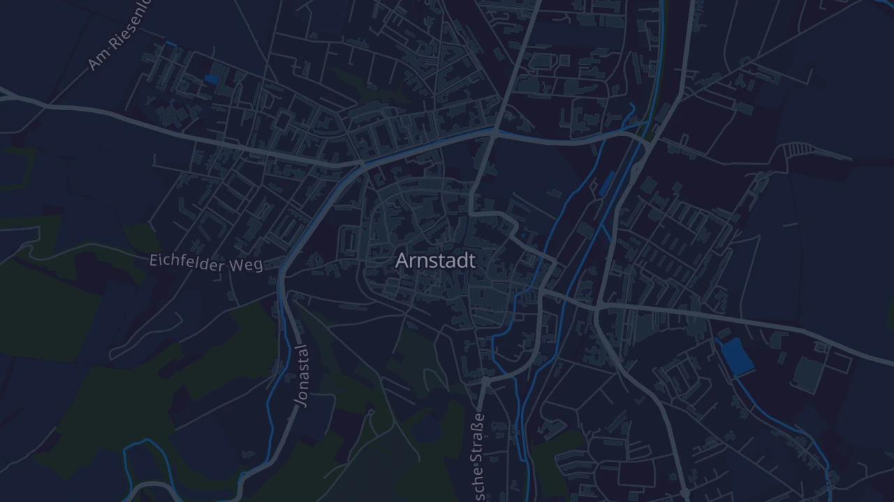 Karte von Arnstadt