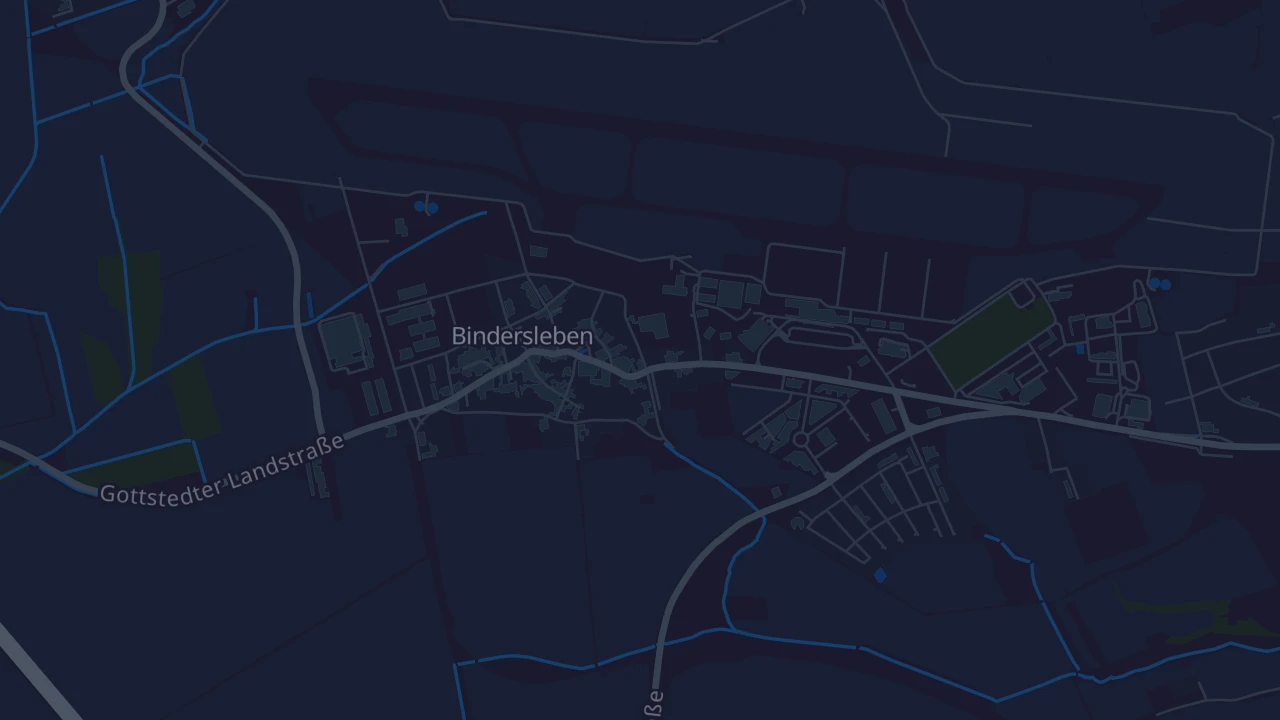 Karte von Erfurt - Bindersleben
