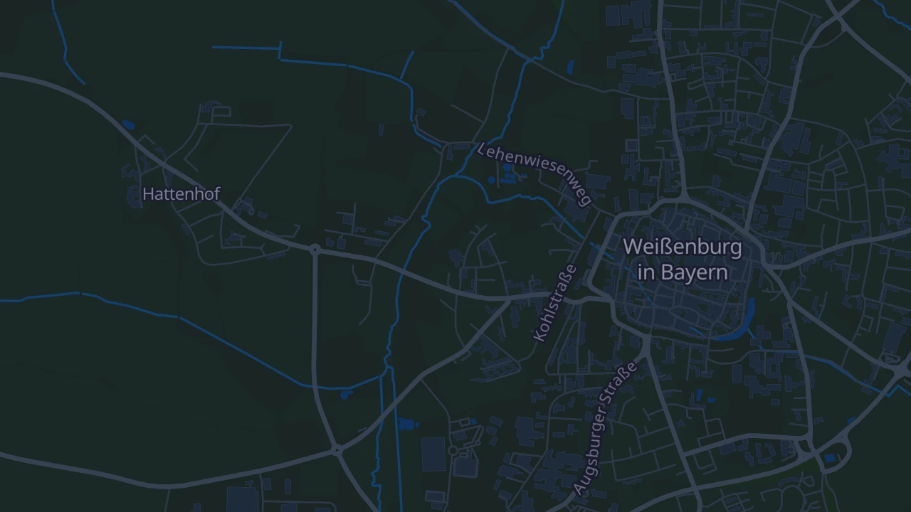 Karte von Weißenburg i. Bay.